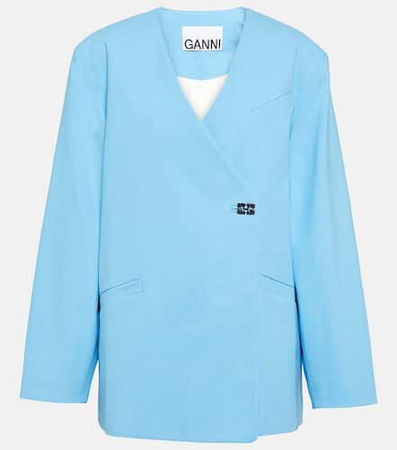 Ganni Cotton blazer - Ganni - Modalova