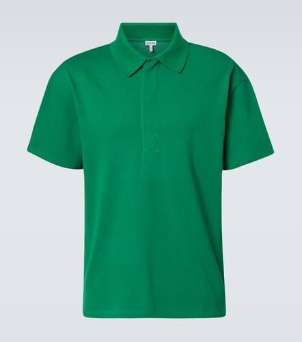 Cotton-blend piquet polo shirt - Loewe - Modalova