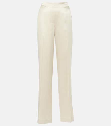 Tova mid-rise silk satin straight pants - Joseph - Modalova