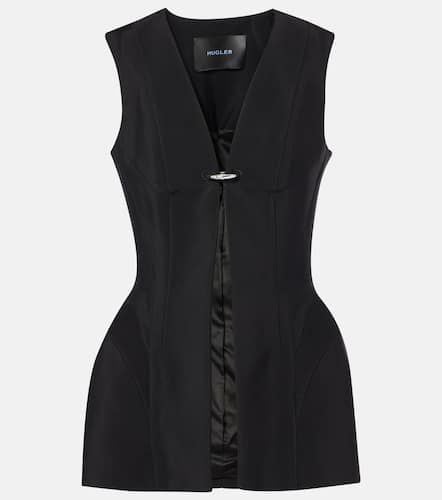 Mugler CrÃªpe corset vest - Mugler - Modalova