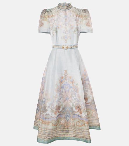 Eden linen and silk midi dress - Zimmermann - Modalova