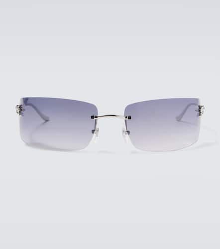 PanthÃ¨re De Cartier rectangular sunglasses - Cartier Eyewear Collection - Modalova