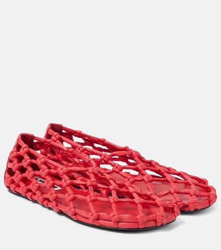 Jil Sander Leather mesh flats - Jil Sander - Modalova