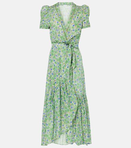 Baba printed cotton wrap dress - Poupette St Barth - Modalova