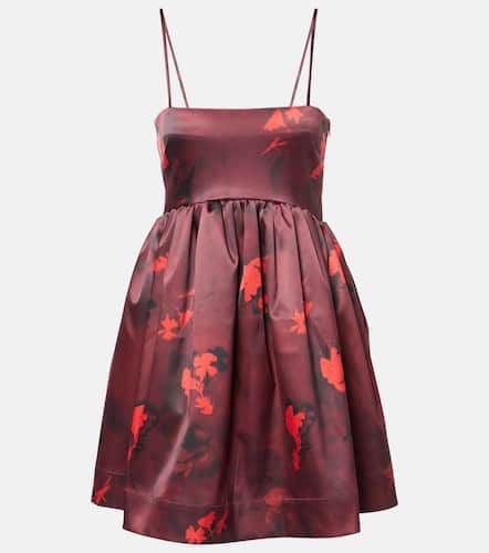 Ganni Floral satin minidress - Ganni - Modalova