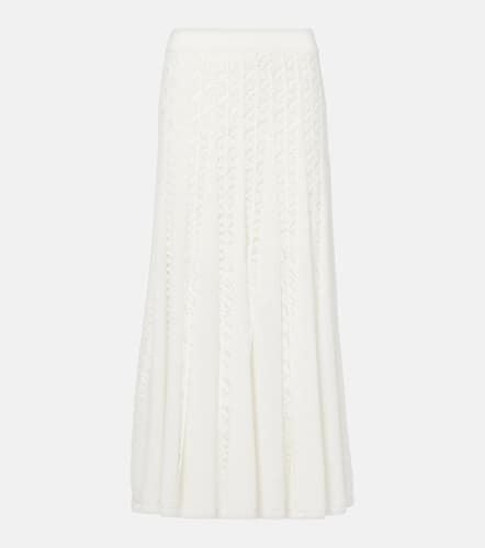 Wylie Flared Knit crochet cotton maxi skirt - Zimmermann - Modalova