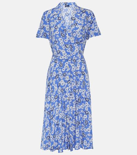 Vestido midi de crepé floral - Polo Ralph Lauren - Modalova