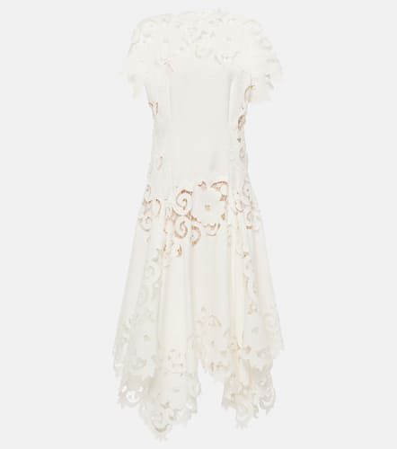 Guipure lace midi dress - Oscar de la Renta - Modalova