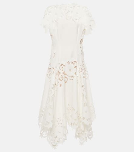 Guipure lace midi dress - Oscar de la Renta - Modalova