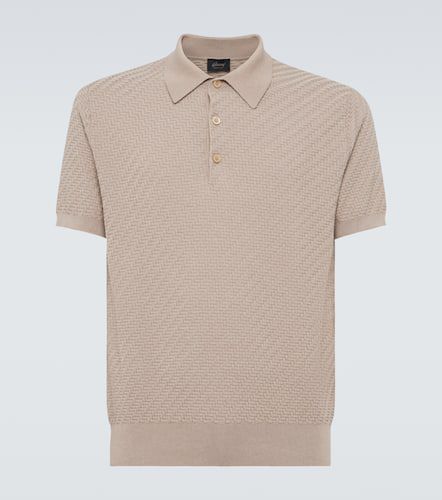 Cotton, silk and cashmere polo shirt - Brioni - Modalova