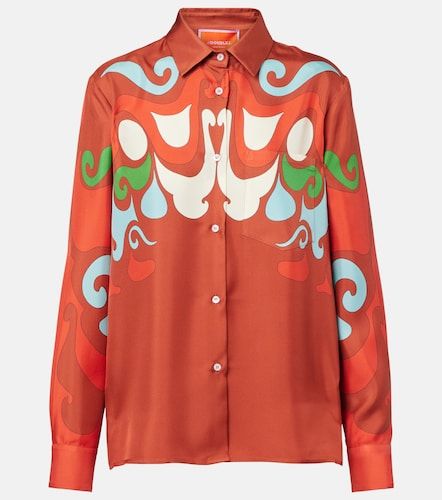 Camisa Boy de sarga de seda - La DoubleJ - Modalova