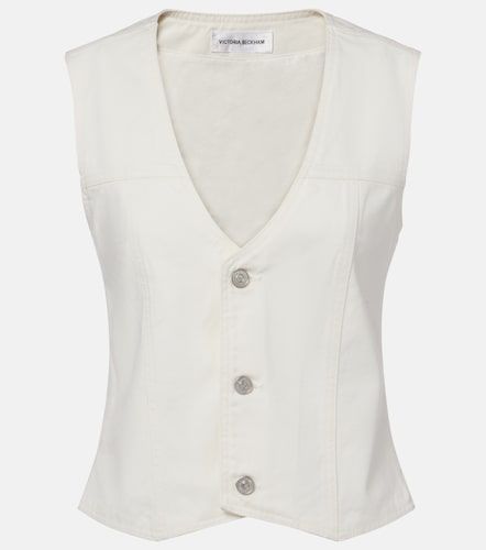 Victoria Beckham Chaleco de denim - Victoria Beckham - Modalova
