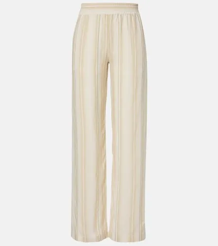 Striped wide-leg pants - Victoria Beckham - Modalova