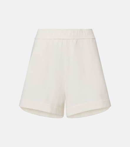Shorts de algodón de tiro alto - Brunello Cucinelli - Modalova