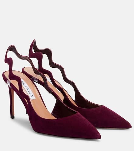 Artiste 85 suede slingback pumps - Aquazzura - Modalova