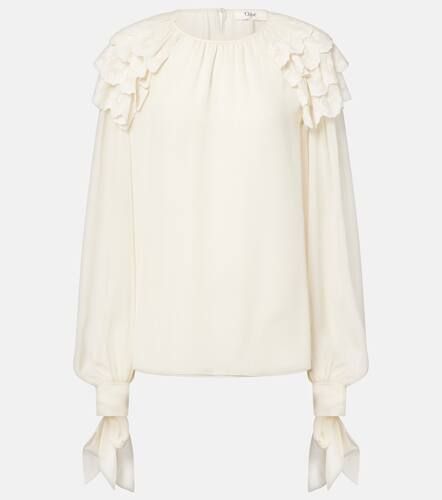 ChloÃ© Ruffled silk blouse - Chloe - Modalova