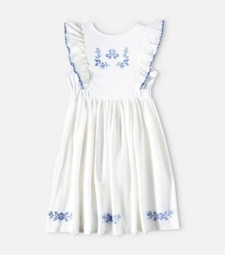 Vestido Nina de algodón bordado - C'era Una Volta - Modalova