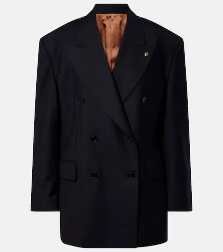 Oversize-Blazer aus Schurwolle - Versace - Modalova