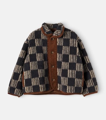Chaqueta Almost Moiré de teddy de algodón a cuadros - Bobo Choses - Modalova
