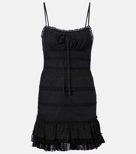 Halie ruffled cotton-blend poplin minidress - Staud - Modalova