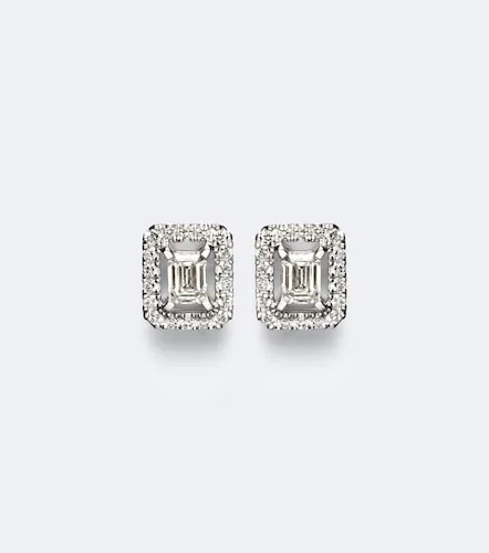Joy 18kt white gold earrings with diamonds - Messika - Modalova
