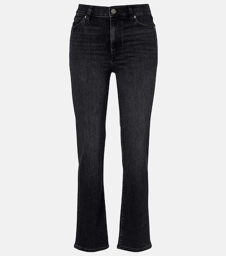 Le Sleek cropped high-rise straight jeans - Frame - Modalova