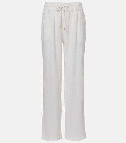 Pantaloni Krissy in cotone a gamba larga - Melissa Odabash - Modalova