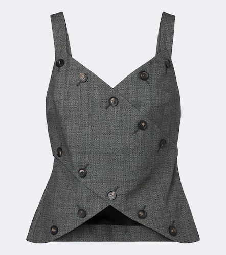Ferragamo Top in lana vergine - Ferragamo - Modalova