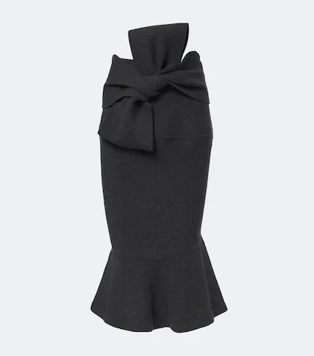 Falda midi Fiocco de lana y cachemir - Jacquemus - Modalova