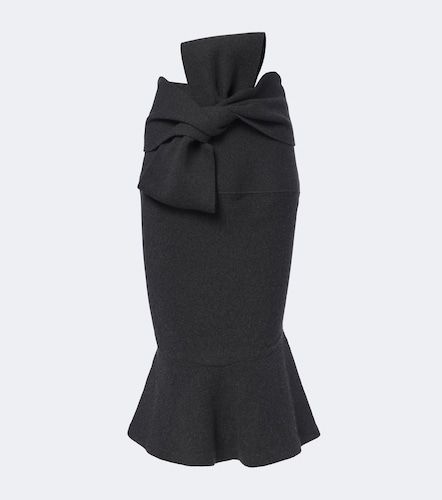 Gonna midi Fiocco in lana e cashmere - Jacquemus - Modalova
