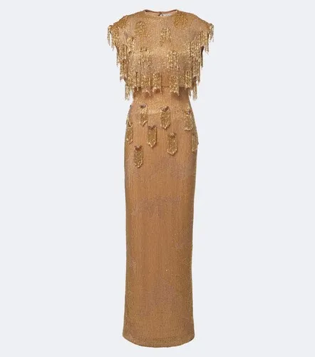 Lani caped beaded gown - Rachel Gilbert - Modalova