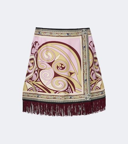 Minirock Kells aus Seiden-Twill - La DoubleJ - Modalova