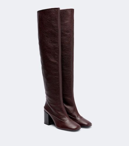 Botas mosqueteras de piel - Dries Van Noten - Modalova