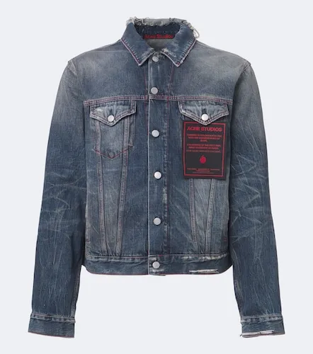 Distressed Jeansjacke Re-edition - Acne Studios - Modalova