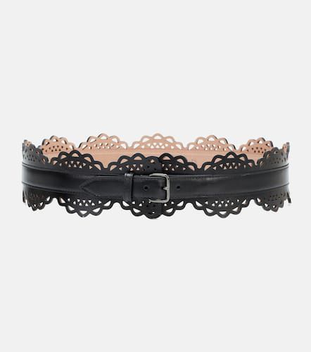 AlaÃ¯a Laser-cut leather belt - Alaia - Modalova