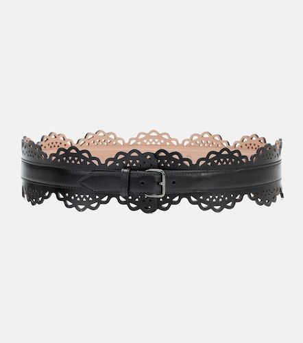 Alaia Laser-cut leather belt - Alaia - Modalova