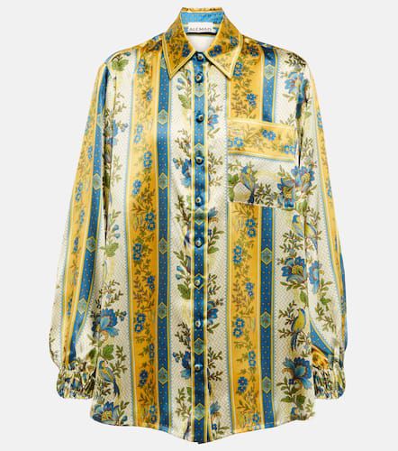 AlÃ©mais Quinn printed silk satin shirt - Alemais - Modalova