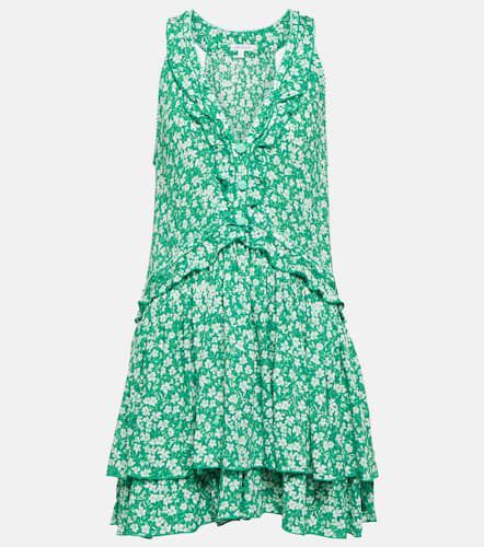 Mae floral ruffle-trimmed minidress - Poupette St Barth - Modalova