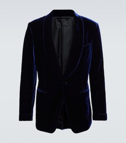 Blazer Shelton de terciopelo - Tom Ford - Modalova