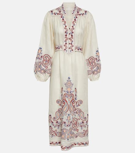 Zimmermann Printed linen midi dress - Zimmermann - Modalova