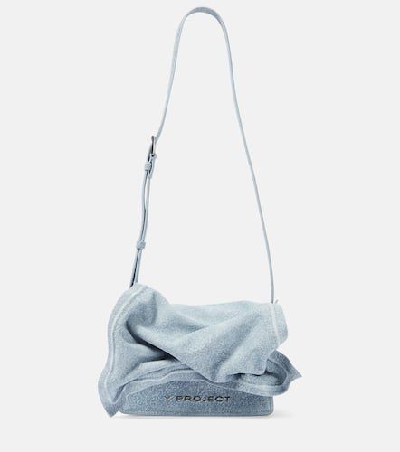 Wire denim-printed leather shoulder bag - Y/Project - Modalova