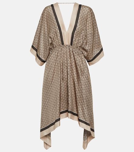 Caftán de seda estampado - Brunello Cucinelli - Modalova