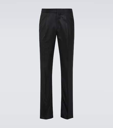 Wool and silk twill pants - Brunello Cucinelli - Modalova