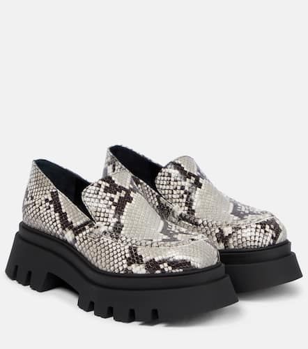 Printed leather platform loafers - Dorothee Schumacher - Modalova