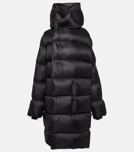 Paneled hooded down jacket - Rick Owens - Modalova