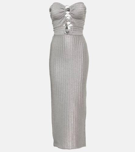 Sleeveless cutout metallic gown - Tom Ford - Modalova