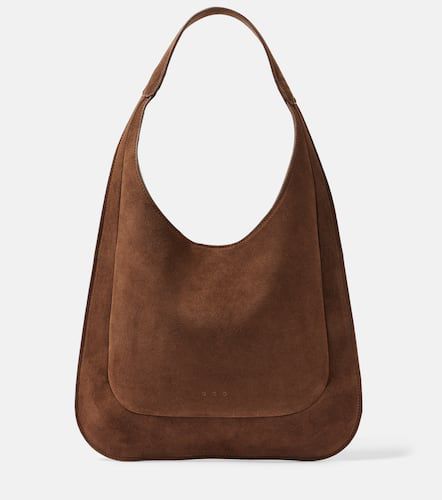 Midi suede shoulder bag - Aesther Ekme - Modalova