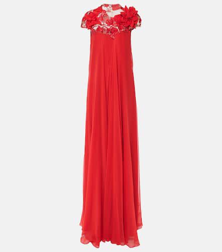 Trapeze embroidered gown - Monique Lhuillier - Modalova