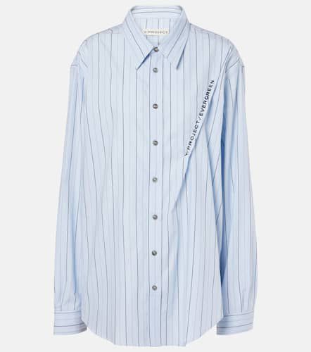 Gathered striped cotton shirt - Y/Project - Modalova