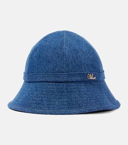 ChloÃ© ChloÃ© Iconic denim bucket hat - Chloe - Modalova